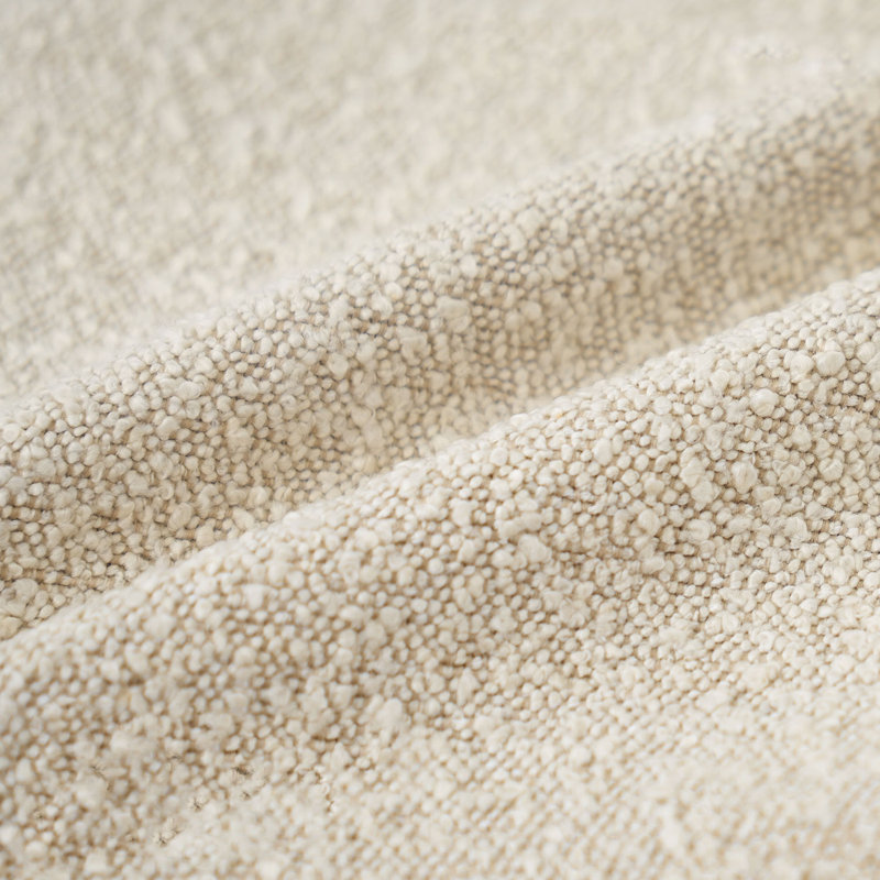 Housse de coussin Butter Cream Boucle 20x20, H 18 po x l 18 po, Crème de beurre