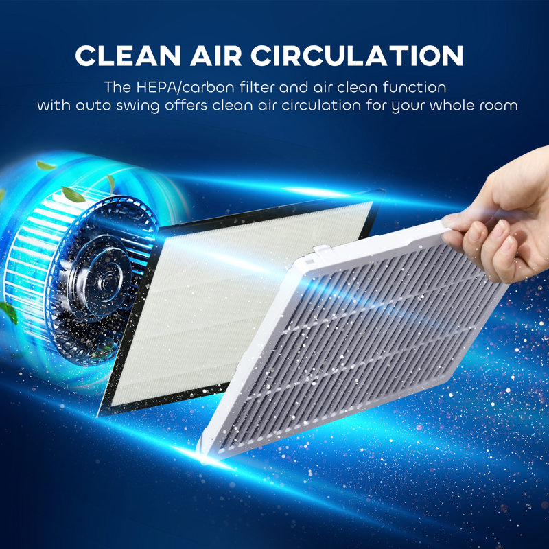 5500mL Portable Plastic Dehumidifier, 16L/Day UVC Ionizer Air Purifier with 24H Timer 5 Modes Quiet Operation for Home Laundry Room