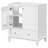 30" Bathroom Vanity Without Sink, Base Only, Multi-Functional Bathroom Cabinet With Doors And Drawer, Solid Frame And MDF Board, White-463346984