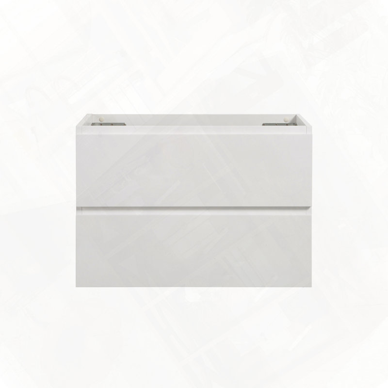 Armoire murale avec deux tiroirs pré-assemblés