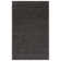 Natura 425 Handwoven Wool/Cotton/Polyester No Pattern Indoor Use Only Rug in Black/Grey