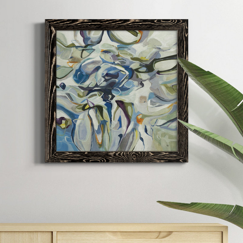Toile encadrée Out of the Blue - de qualité supérieure - prête à être accrochée, H 20 po x l 20 po x P 1,5 po, Cadre noir