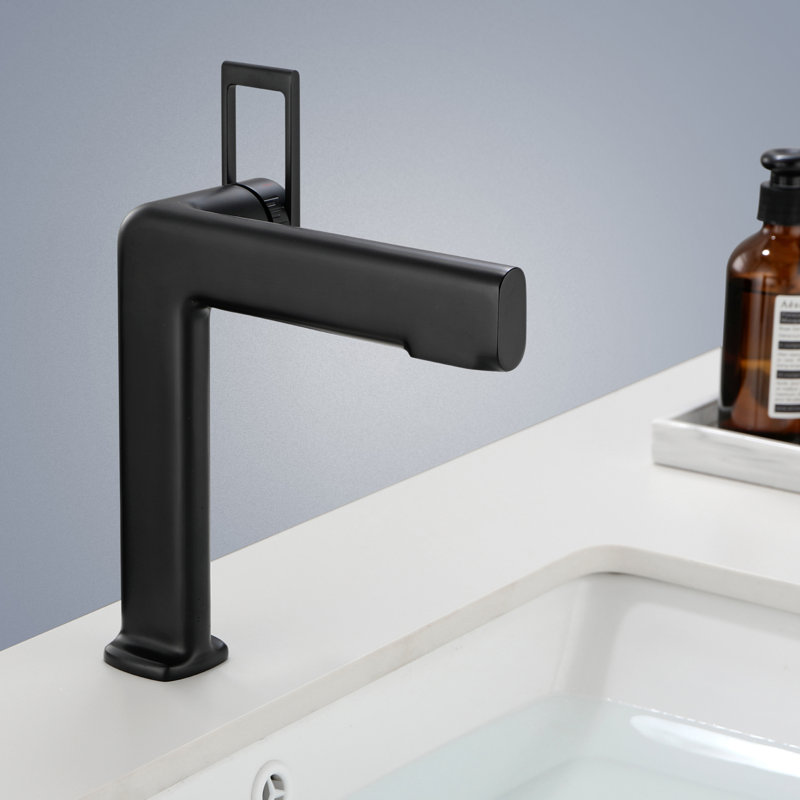 Single-handle Bathroom Faucet, Black