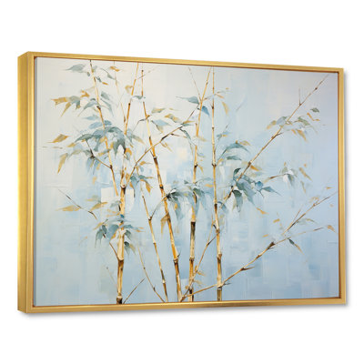 «Blue Zen Moment», art mural en bambou