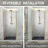 36-37.9 in. W x 72 in. H Pivot Swing Frameless Shower Door with Clear SGCC Tempered Glass-105844331