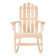 Janes Solid Wood Rocking Adirondack Chair