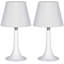 Ensemble de lampe de table blanche 16,7 po