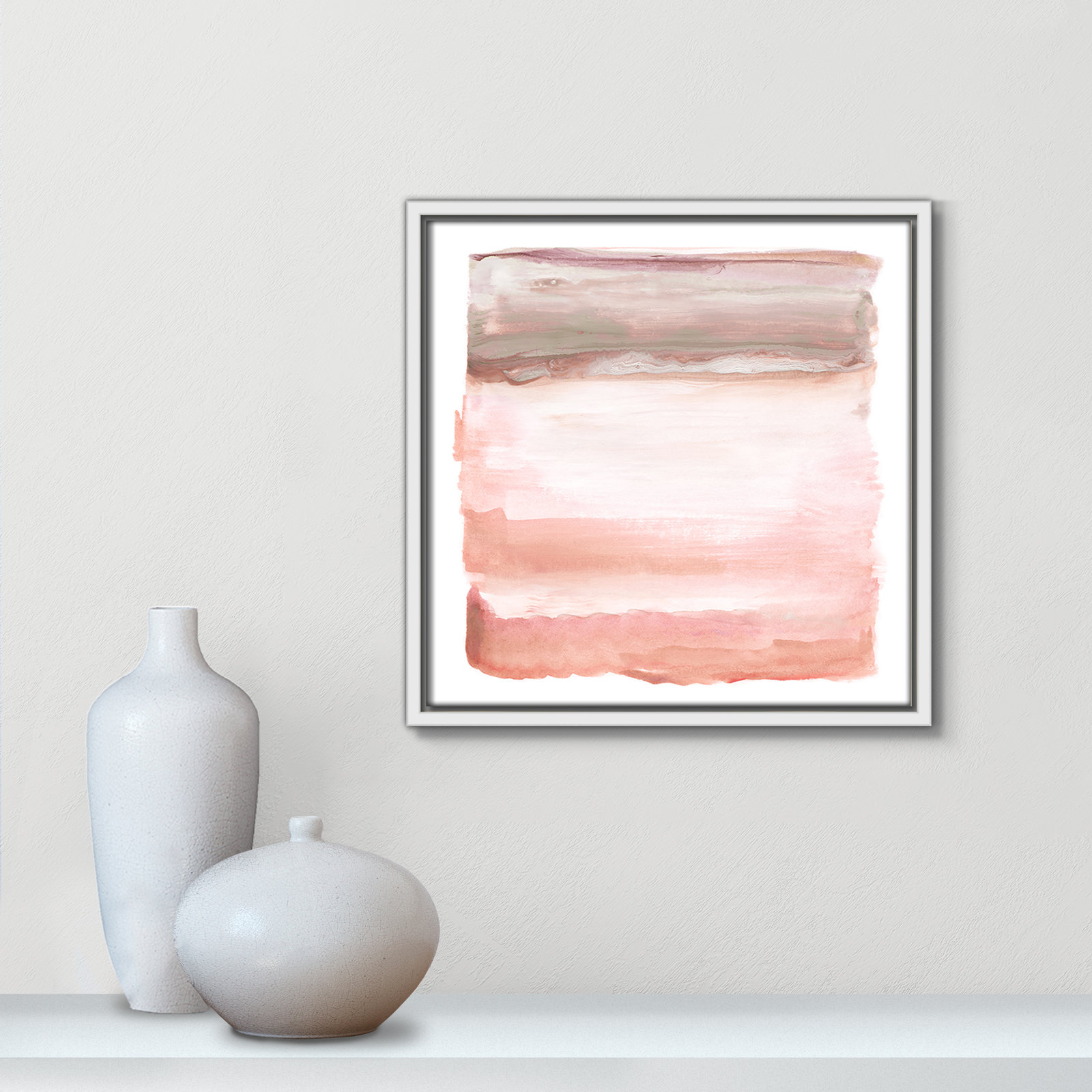 Lakeland "Boho Sky I" Print by Nan, 13.5" H x 13.5" W x 2" D, White