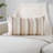 Textured Beige Striped Silk