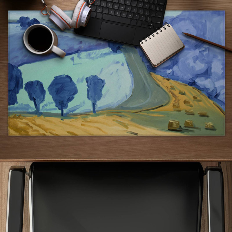 Tuscany field - 14.00"x24.25" Desk mat