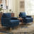 Accent Chair With Solid Wood Legs-111700368