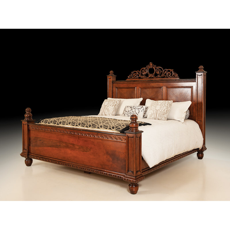 Lit standard en bois massif Tuscan King