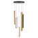 Chaos Multi LED Light Cluster Round Pendant