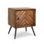 Petite table de chevet avec table de chevet en bois et fer
