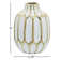 Stoneware Ceramic Vase Modern Decorative Accent with Sculptural Design