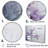 Purple Minimalism Violets - Violets Canvas Art Set-107766700-107766694
