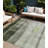 HomeRoots 9' X 12' Olive Green Ombre Washable Indoor Outdoor Area Rug