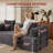 Nathasa Convertible Sleeper Sofa Bed, Mattress Couch With 2 Pillows-708873922