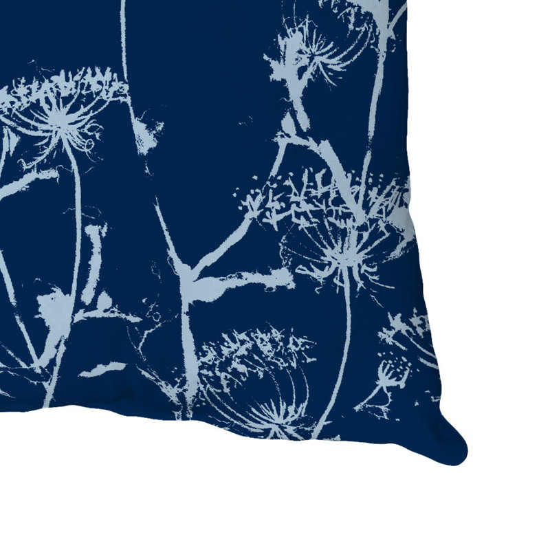  Housse et insert de coussin extérieur d'extérieur, 18" x 18", Bleu marine