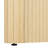 Lily 68.75" Rectangular Dining Table with Ribbed Rubberwood Legs