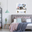«Bath and Laundry Glam Bathaign Puppies», impression d'art moderne sur toile pour le bain-1044032425-1044032428