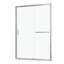 Paroi de douche coulissante simple l 60 po x H 72 po, 1/4 po (6 mm), chrome-123210116