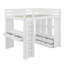 Lit mezzanine avec grandes tablettes, bureau et lumière DEL-592539479-592539478