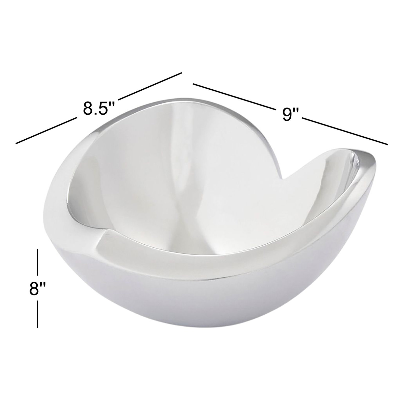 Love Decorative Bowl, 8" H x 8.5" W x 9" D