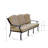 7-Piece Patio Deep Seating Conversation Set, 21'' Square End Table, 21x42'' Rectangular Coffee Table