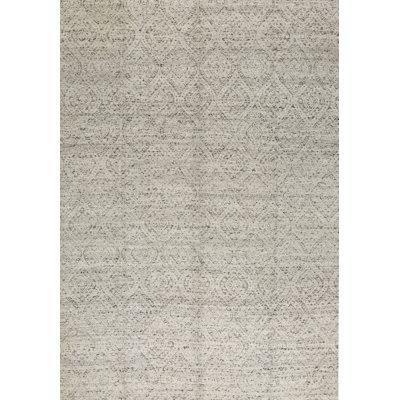 Tapis noir / argent noué à la main La Ciel La Ciel