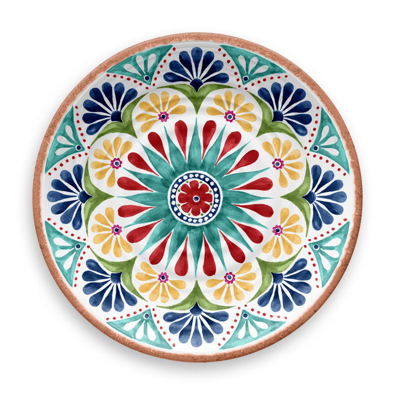 Eddie Medallion 27cm Melamine Dinner Plate