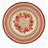 Autumn Wreath Round Multi Patch Area Rug