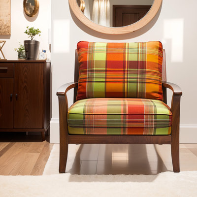 Fauteuil confortable de style rustique