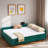Upholstered Daybed With Trundle And Usb-1576812902