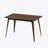 Dining Table Solid Wood Legs, Walnut