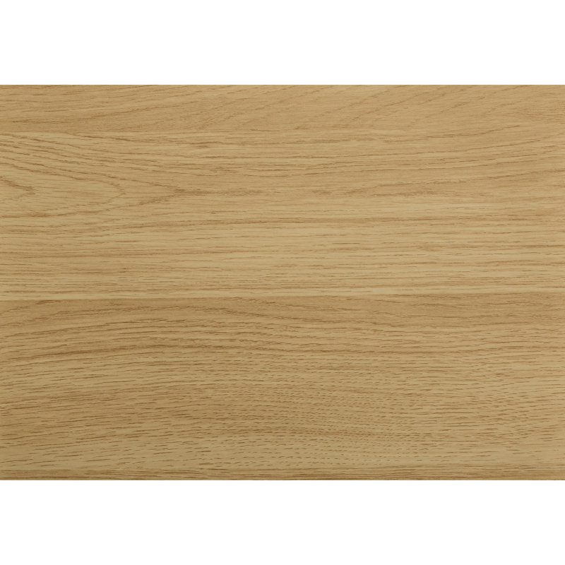 Ensemble de table de salle à manger, ensemble de 3 pièces, petit, L 32 po, cuisine, stratifié naturel, métal blanc, contemporain, moderne