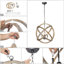 Lustre en bois 4 lumières Mazhar