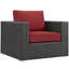 Ensemble de conversation modulaire en rotin avec coussins 6 pièces Sojourn-38415563