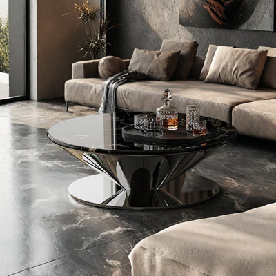 Table basse simple en marbre
