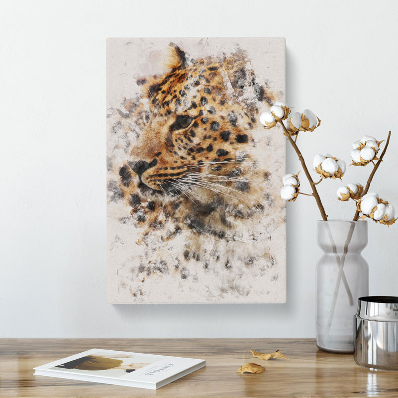 Leopard Vol.1 - Wrapped Canvas, 60cm H x 40cm W x 3cm D