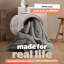 Silentnight Luxury Washed Coverless 10.5 Tog Duvet and Pillowcase-119050549-119050552-119050550