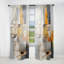 Abstract Assemblage I - Rideau en velours moderne - obscurcissant - 1 panneau-107831898