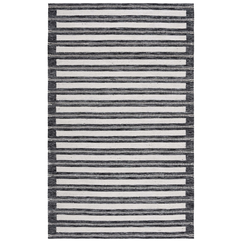 Janam Hand Woven Pet Striped Rug, Rectangle 8' x 10'