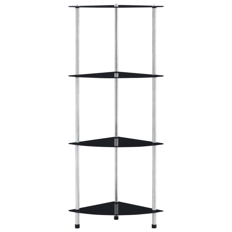 Sisler 30cm W Metal Shelving Unit, Black