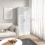 Armoire de rangement de 71 po de hauteur blanche avec tablettes mobiles et conception fiable