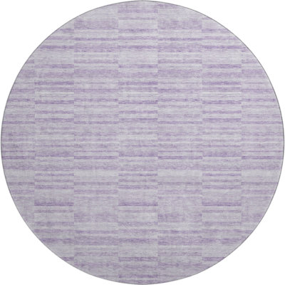 Premium Machine Washable Prisco Plum Rug