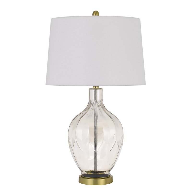 Lampe de table 29,5 "transparente / laiton
