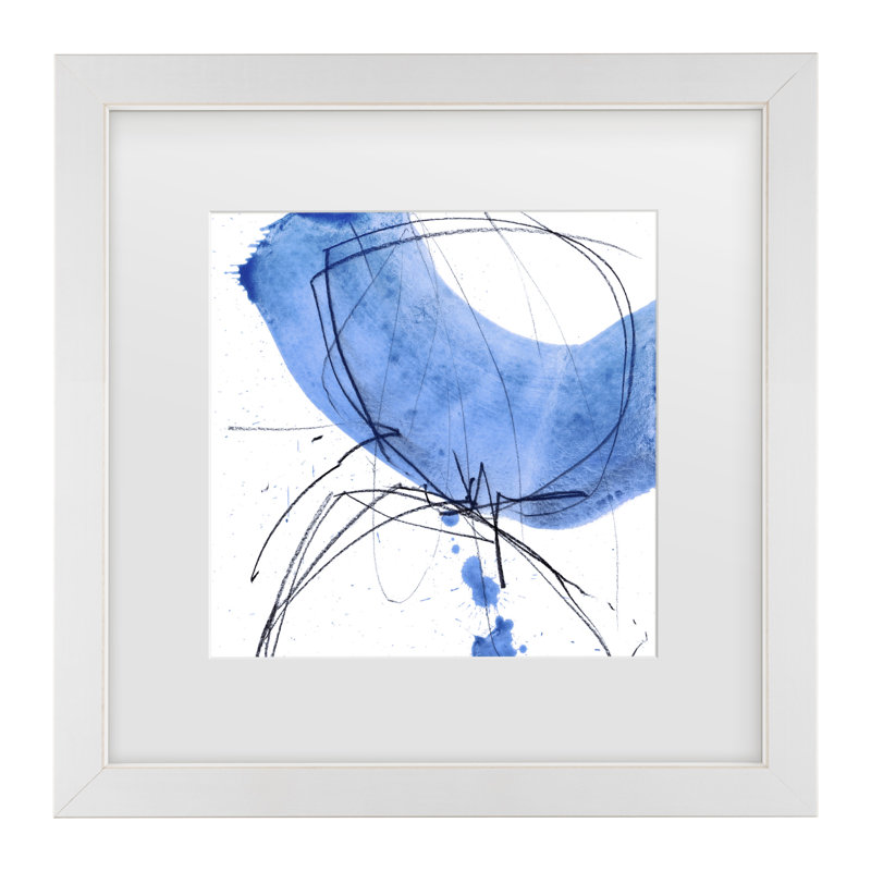 Bolog Iris Lehnhardt Matted Framed Art, 13" H x 13" W