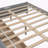 Palatka Bed with Storage Case, 2 Storage Drawers, Platform Bed, Bed Frame-302871042