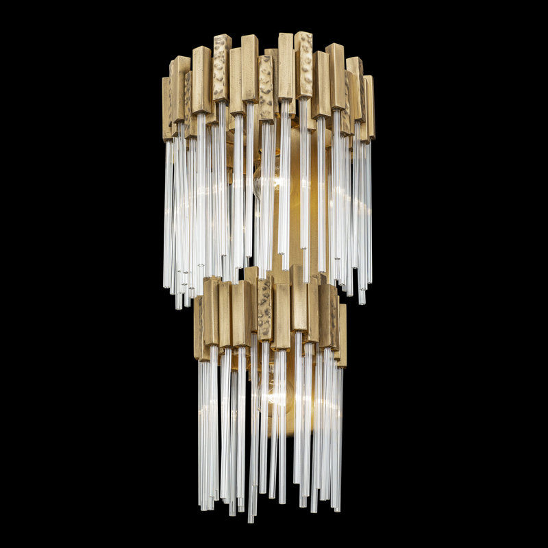 Matrix 2-Light 2-Tier Wall Sconce - Havana Gold, Havana Gold